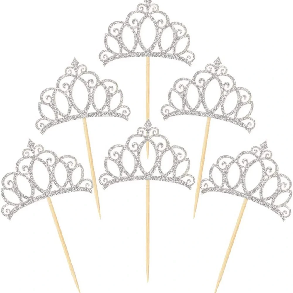 Tiara Cupcake Toppers -48